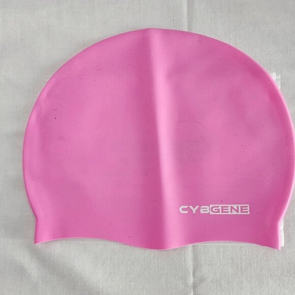 CybGene Swim Cap - Silicone - Pink - New Never Used - Picture 2 of 5
